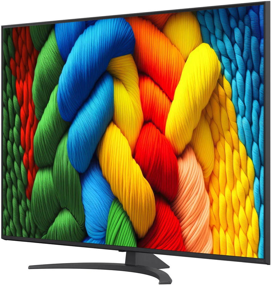 LG NanoCell AI 65NANO81A6A 165,1 cm (65") 4K Ultra HD išmanusis televizorius su „Wi-Fi“ Juodas