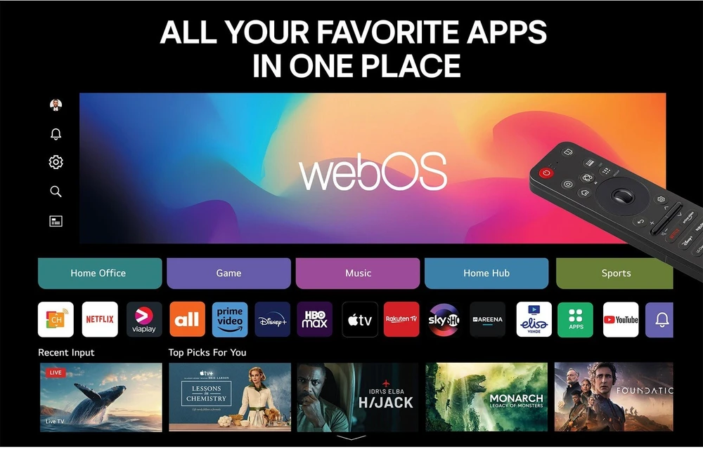 Televizorius LG QNED AI 4K TV | 65QNED7EA6B | 65 | Smart TV | webOS | UHD
