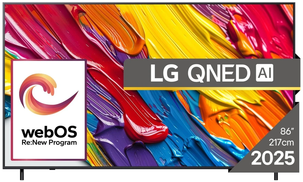 Televizorius LG 86QNED82A6B QNED 86'' 4K Ultra HD WebOS 25