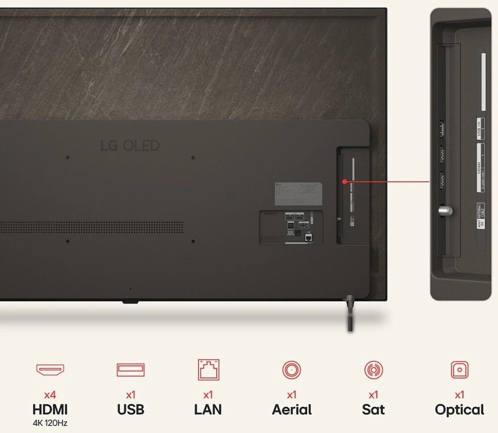 Televizorius LG OLED AI OLED55B65LA 139,7 cm (55'') 4K Ultra HD išmanusis televizorius Wi-Fi rudas (OLED55B65LA.AEU)