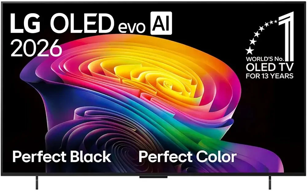 LG OLED 4K evo AI C6 televizorius | OLED42C61LA | 42 | Smart TV | webOS | UHD | Juodos spalvos