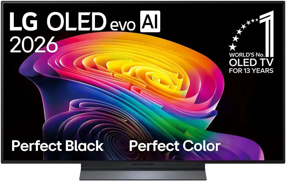 LG OLED 4K evo AI C6 televizorius | OLED48C61LA | 48 | Smart TV | webOS | UHD | Juoda