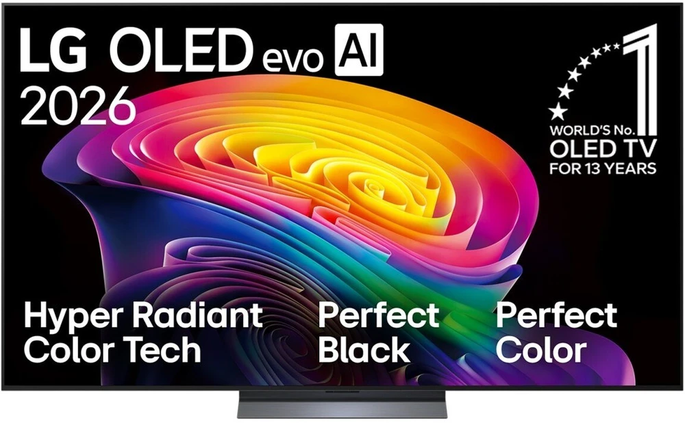 LG OLED 4K evo AI C6 televizorius | OLED77C61LA | 77 | Smart TV | webOS | UHD | Juoda spalva
