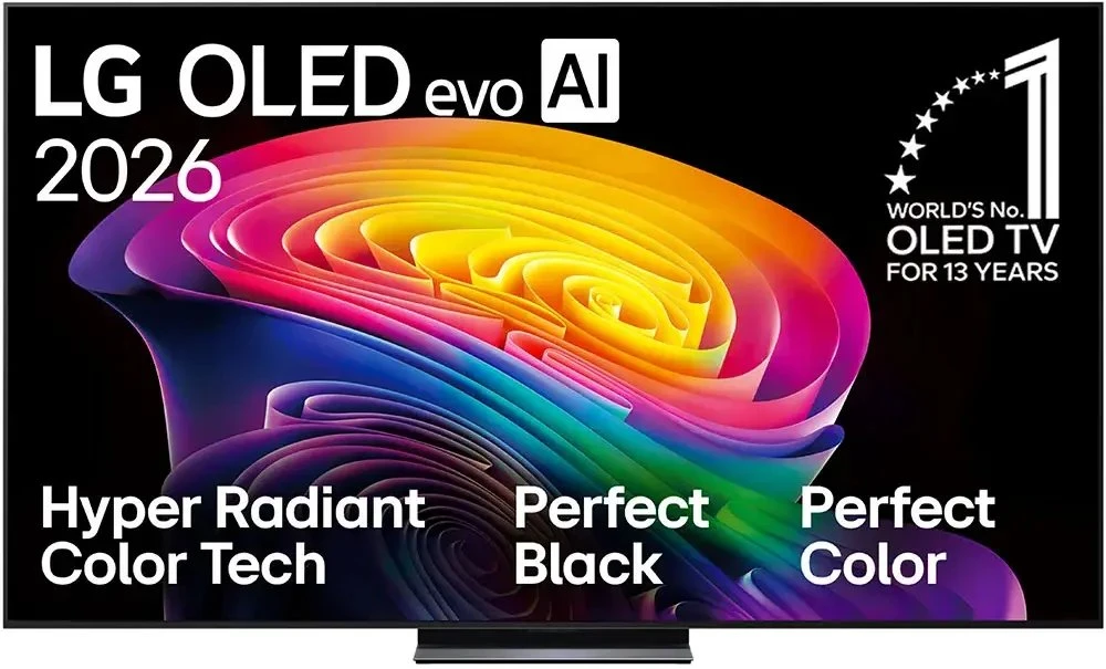 LG OLED 4K evo AI C6 televizorius | OLED83C61LA | 83 | „Smart TV“ | webOS | UHD | Juodos spalvos