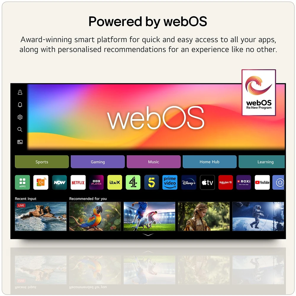 Televizorius LG 43QNED87B3A QNED 43'' 4K Ultra HD WebOS 26