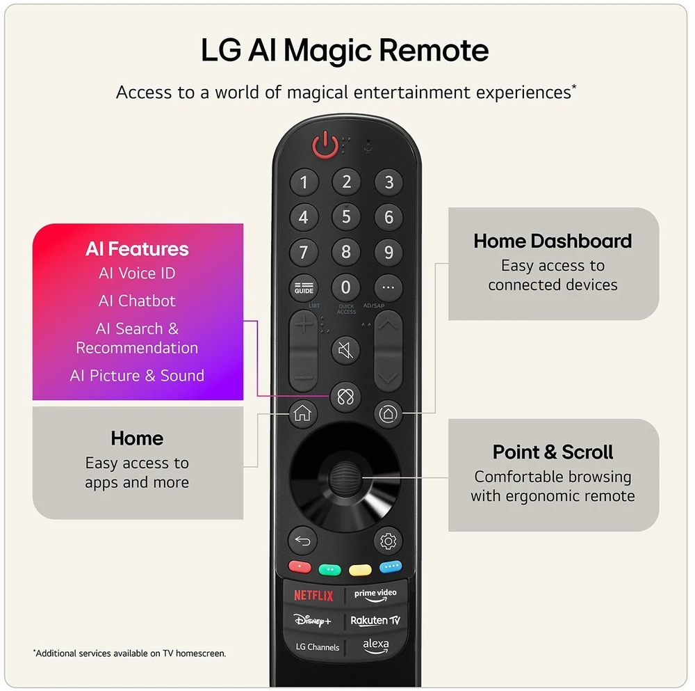 Televizorius LG 43QNED87B3A QNED 43'' 4K Ultra HD WebOS 26