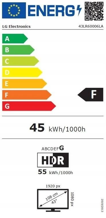 Televizorius LG TV LED FHD (43LR60006LA) (43LR60006LA)