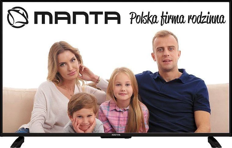 Televizorius Manta 43LUA120D 43 colių LED 4K UHD DVB-T2 išmanusis televizorius