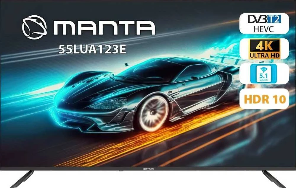 Televizorius Manta 55LUA123E LED 55'' 4K Ultra HD Android