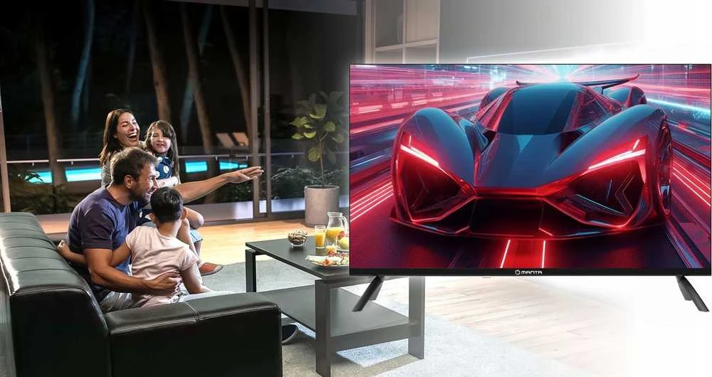 Televizorius „Manta 32LHA123E“ 32 colių HD išmanusis televizorius su „Android“