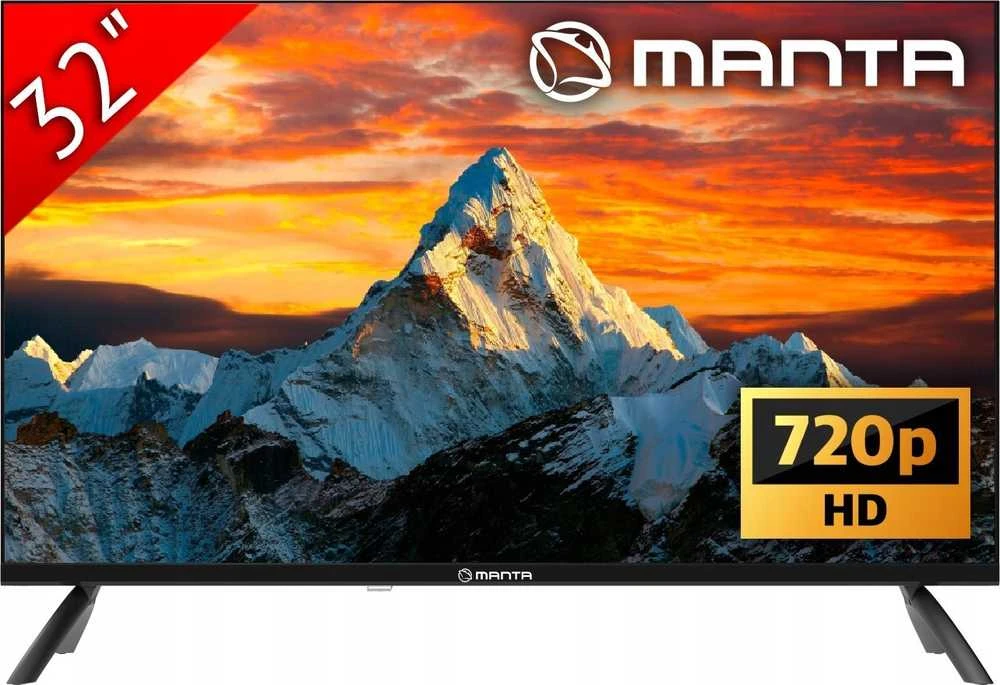 Televizorius „Manta 32LHA123E“ 32 colių HD išmanusis televizorius su „Android“