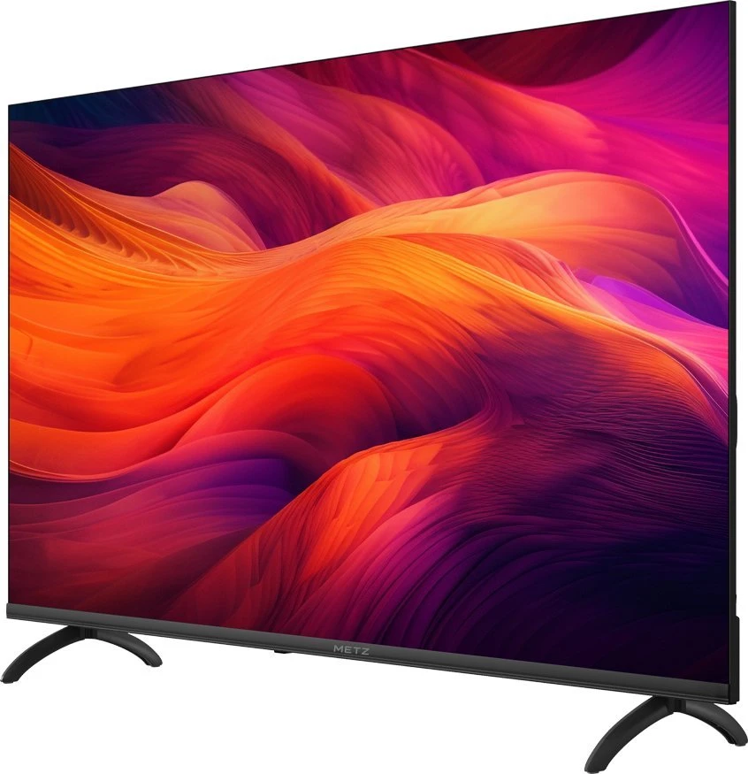Televizorius „Metz“ 32 colių, HD Ready 1366x768, „Google TV“, Juodas, LED 60Hz, DV, 200 nitų, DA, AV1, 2x10W, „Energy E“, BT, WiFi, 2 HDMI 1.4, 2xUSB, 24 mėn. garantija