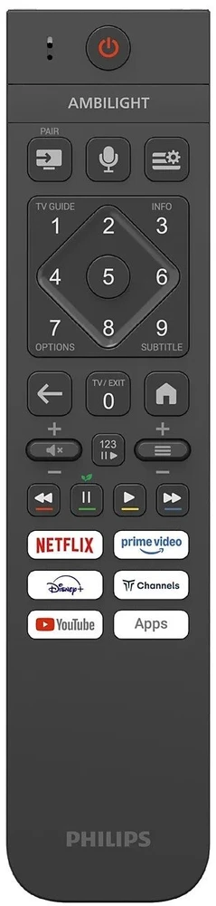 Philips 4K QLED Ambilight televizorius | 50PQS8611/12 | 50" | Išmanusis televizorius | TITAN OS | UHD | Juodas
