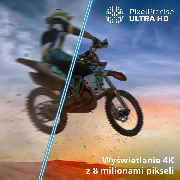 Televizorius Philips 4K QLED Ambilight TV | 65PQS7801/12 | 55" | Smart TV | Titan OS | UHD | Juoda