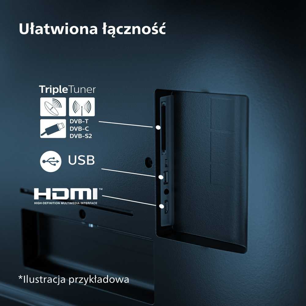 Išmanusis televizorius Philips 4K, 43 colių (43PUS7609/12)