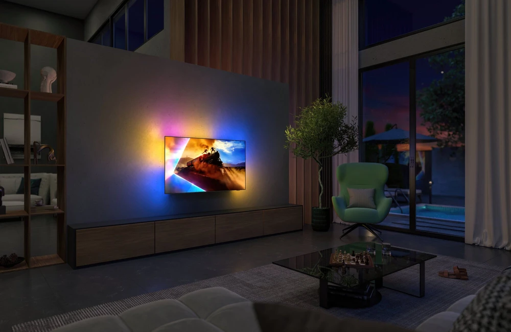 Televizorius Philips OLED 4K Ambilight TV | 48OLED770/12 | 48" | Smart TV | TITAN OS | UHD
