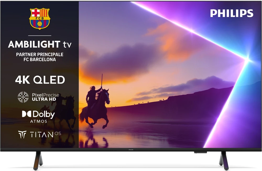 Televizorius Philips 50PUS8510/12 | 50 | Smart TV | TITAN OS | UHD | Juodas