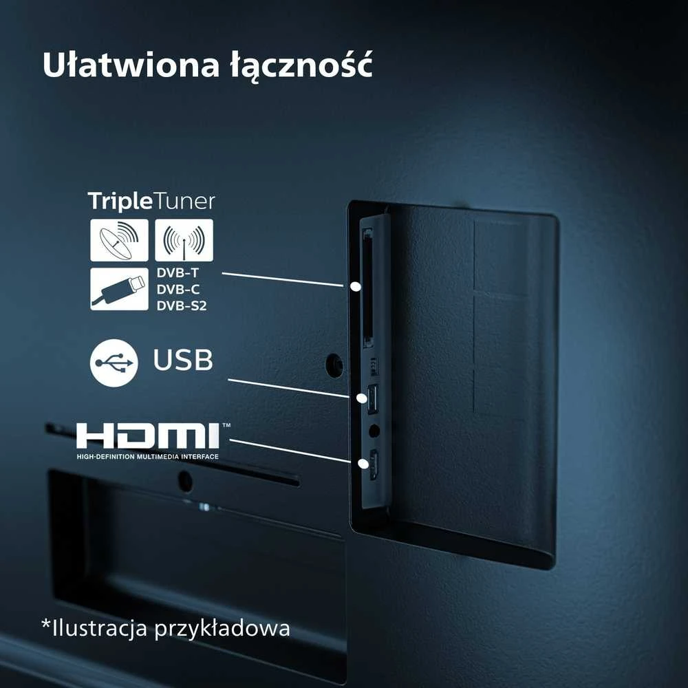Išmanusis televizorius Philips 4K, 55 colių (55PUS7609/12)