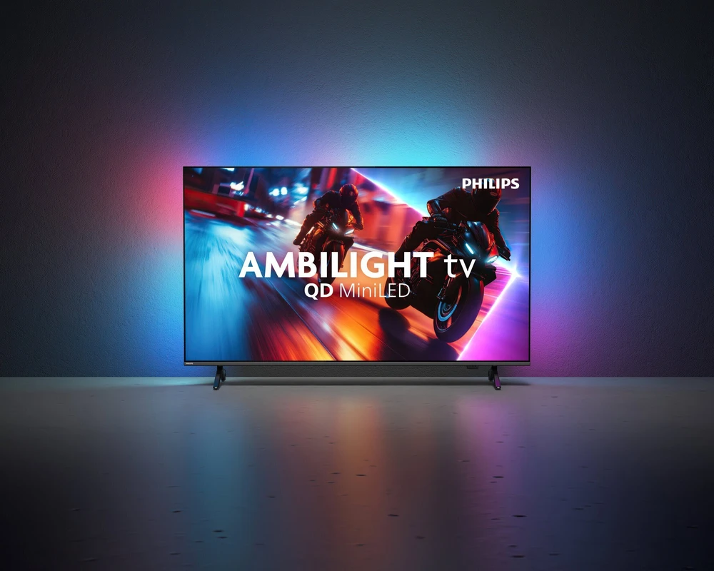 Televizorius Philips 4K Ambilight 85MLED910/12 |QD MiniLED | TITAN OS | 144 Hz