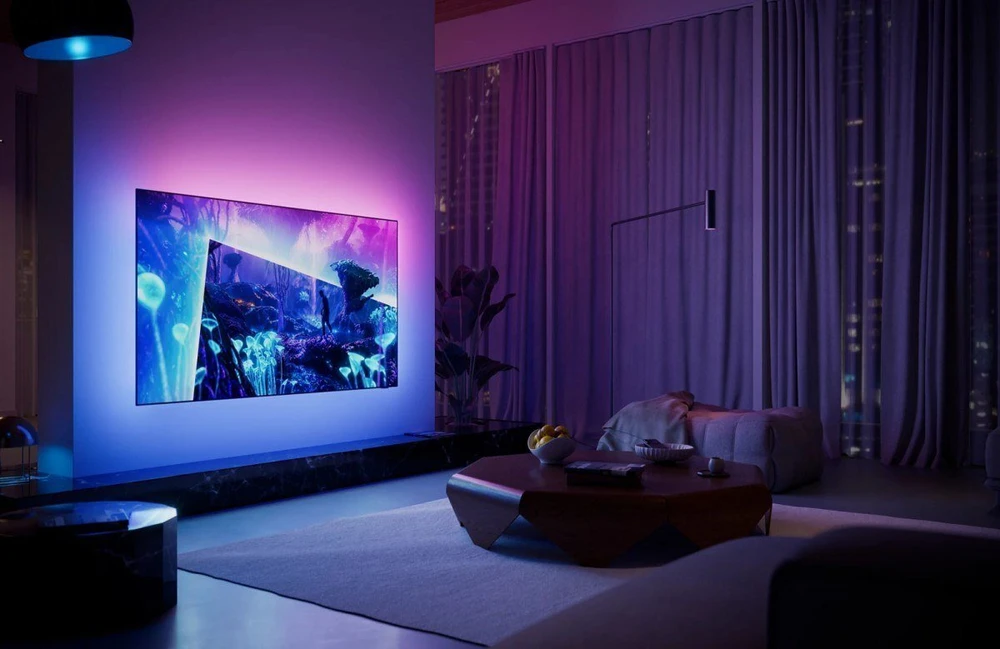 Televizorius Philips Ambilight televizorius 165,1 cm (65'') 4K Ultra HD išmanusis TV Wi-Fi juodas (65OLED951/12)