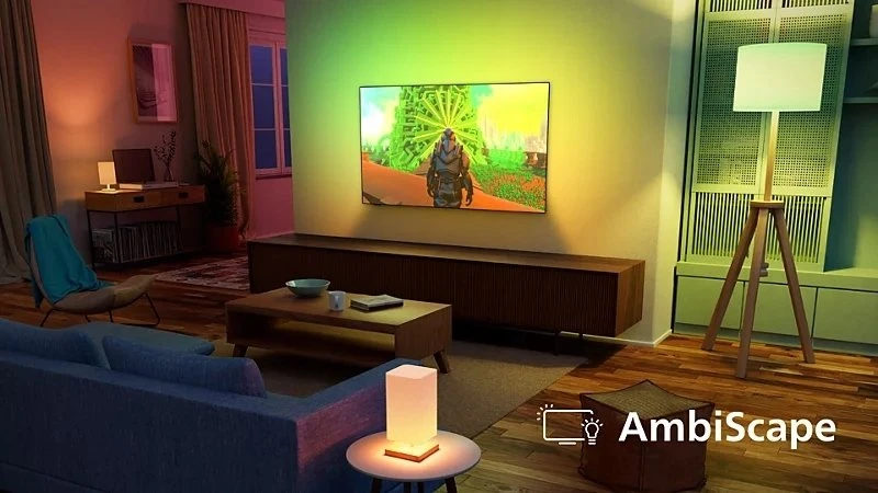„Philips QLED Ambilight“ televizorius | 65PQS8501/12 | 65 | Išmanusis televizorius | „Titan OS“ | 4K UHD | Juodas