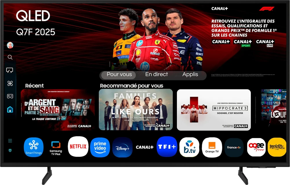 Televizorius Samsung TQ65Q7FAAUXXC QLED 65'' 4K Ultra HD Tizen