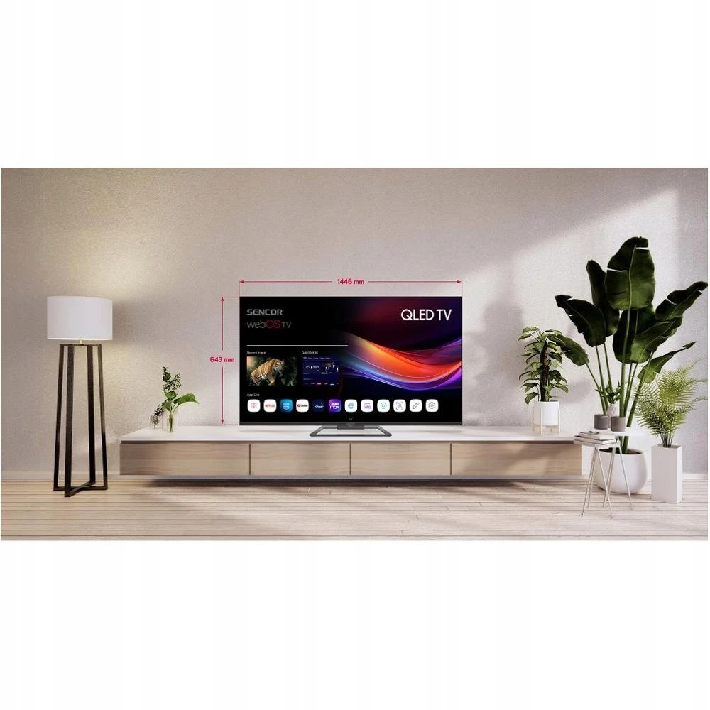 Televizorius SLE 50Q871B Q-SERIES WEBOS TV SENCOR