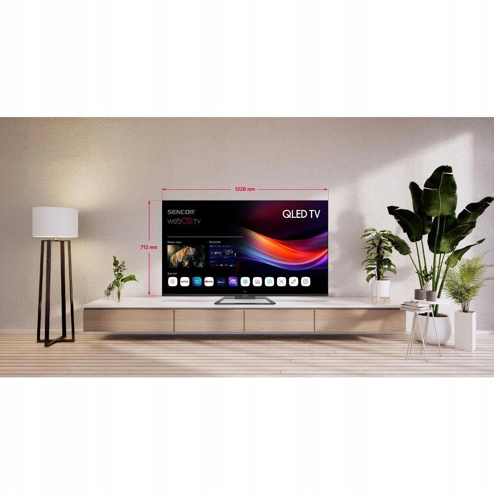 Televizorius SLE 55Q871B Q-SERIES WEBOS TV SENCOR