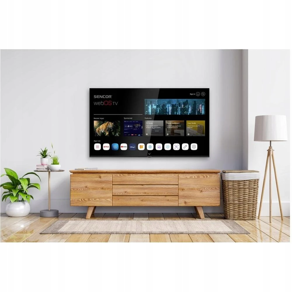 Televizorius SLE 65US804B WEBOS UHD TV SENCOR