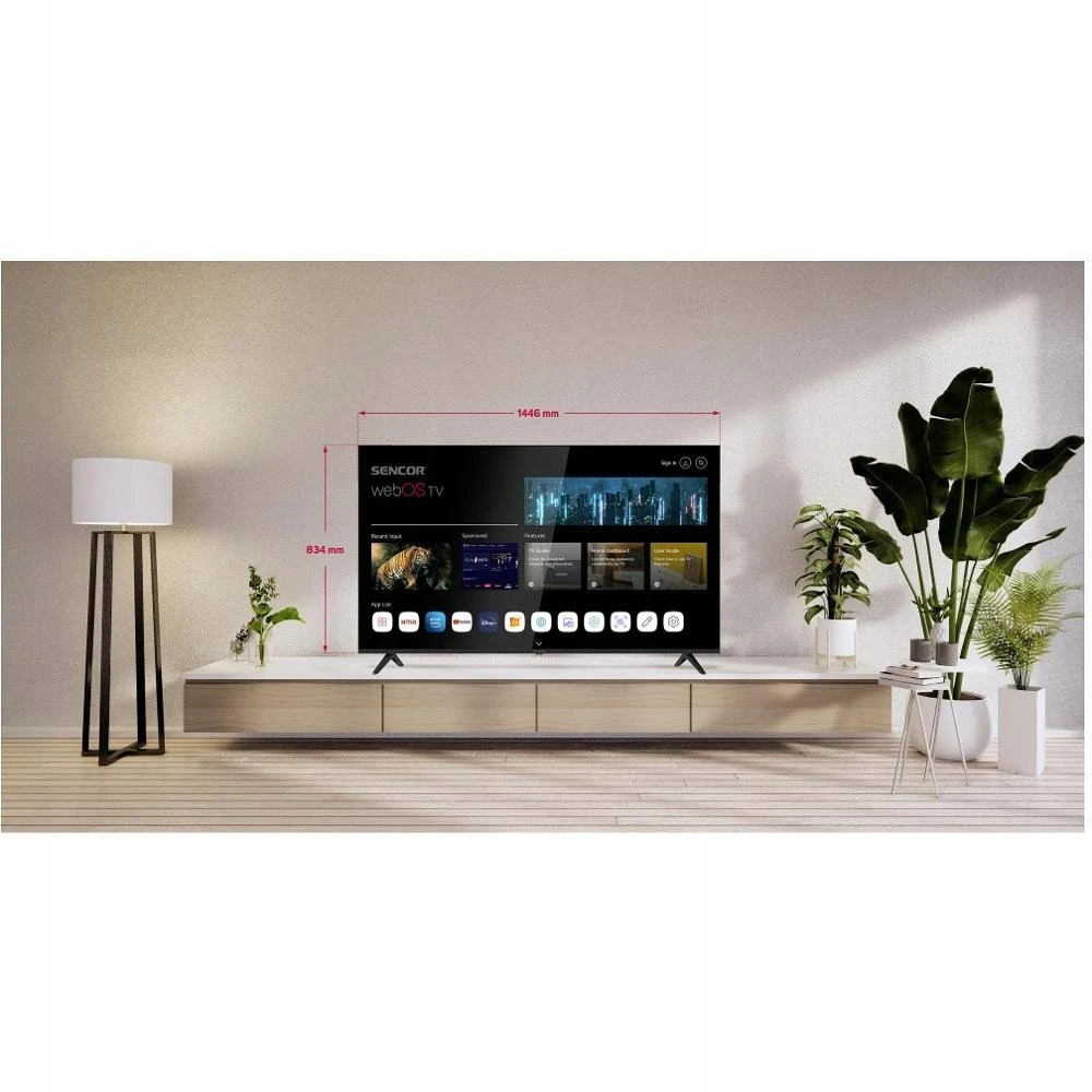 Televizorius SLE 65US804B WEBOS UHD TV SENCOR