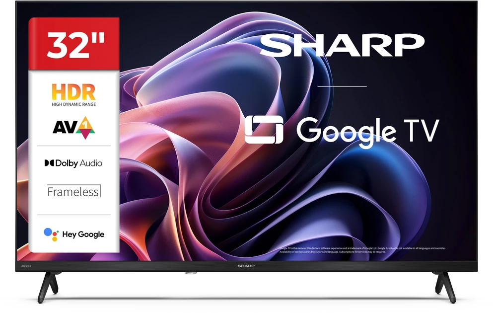 „Sharp“ | 32HF2265E | 32 | Išmanusis televizorius | „Google TV“