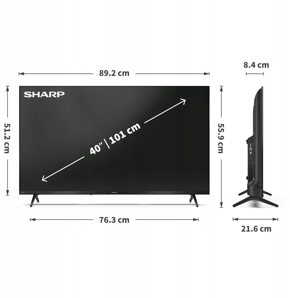 Televizorius Sharp 43HE2445E