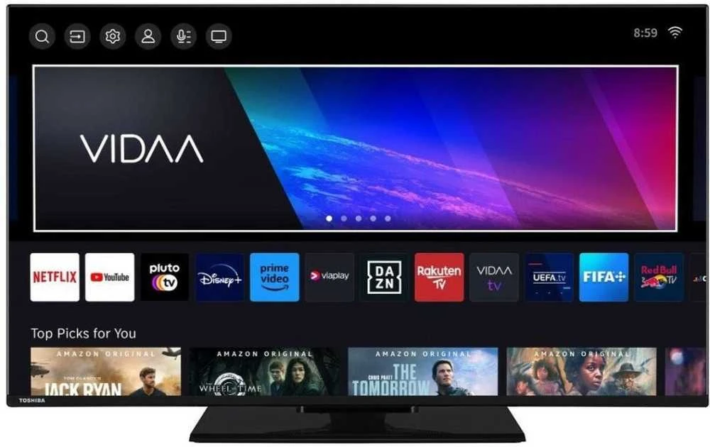 TOSHIBA 43QV3463DG QLED VIDAA televizorius