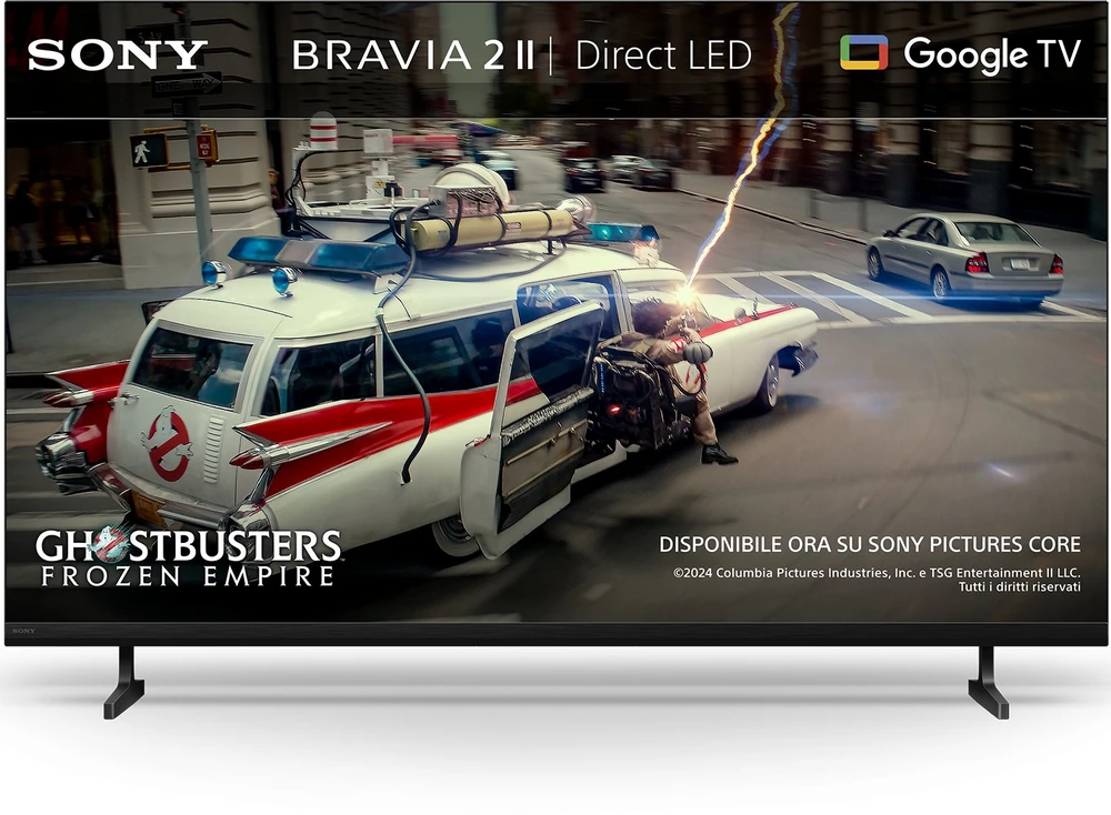 Televizorius Sony TV | K50S25M2 Bravia 2 | 50 | Smart TV | Google TV | 4K UHD | Juodas