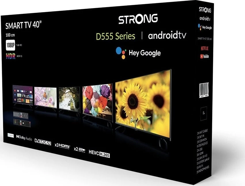 Televizorius Strong SRT 40FD5553 40'' Full HD (SRT40FD5553)
