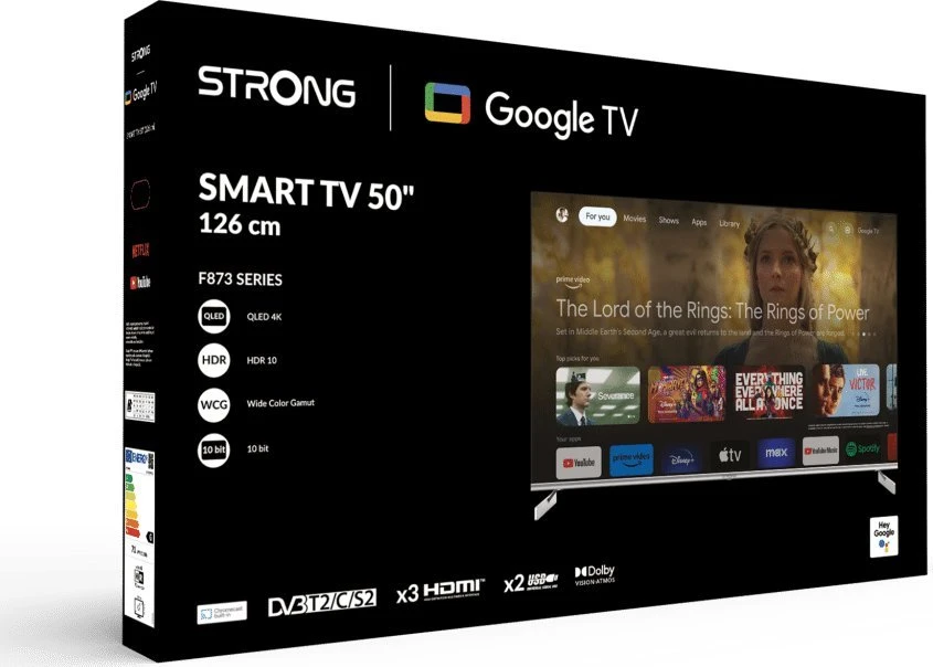 Televizorius Strong SRT 50UF8733 50'' 4K Ultra HD Smart TV (SRT50UF8733)
