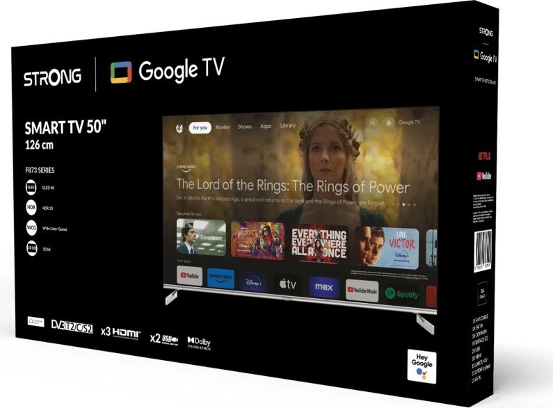 Televizorius Strong SRT 50UF8733 50'' 4K Ultra HD Smart TV (SRT50UF8733)