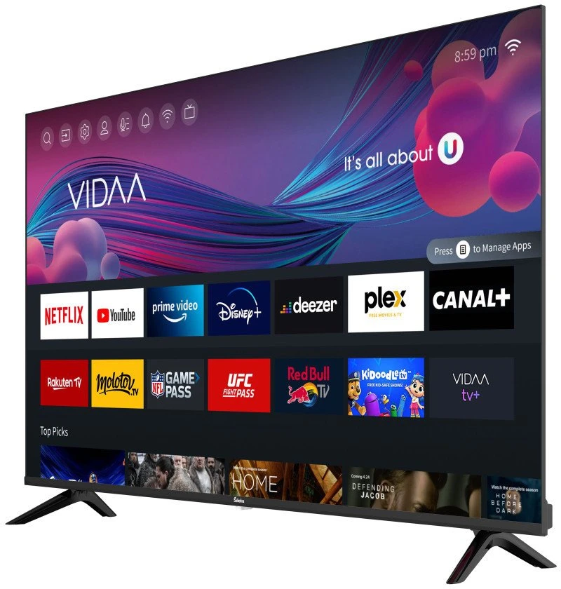 Televizorius Šilelis TV-55 4K UHD Smart VIDAA