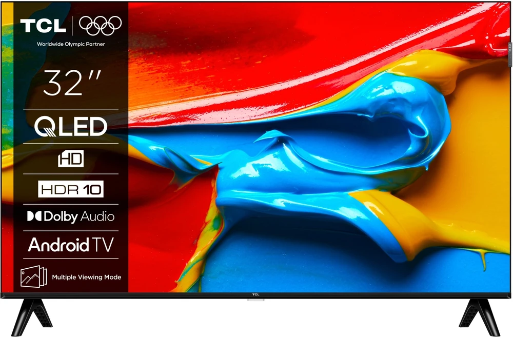 TCL 32V4C TV 81.3 cm (32") HD Smart TV Wi-Fi Juodas