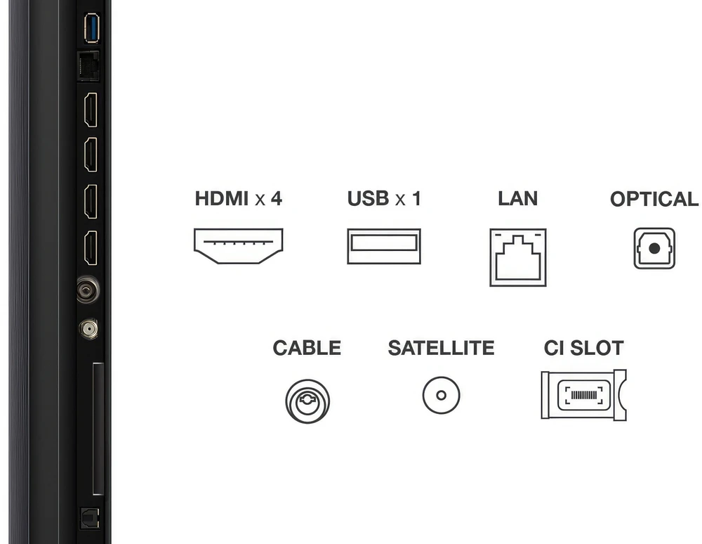Televizorius TCL 55C69K TV 139.7 cm (55") 4K Ultra HD Smart TV Wi-Fi Metallic