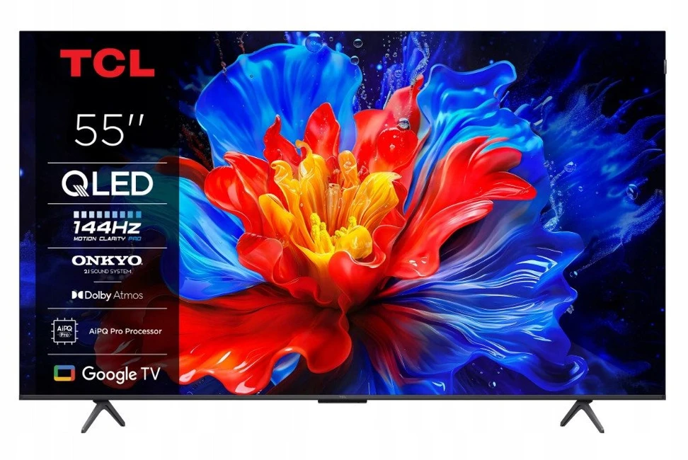 TCL P81K 55P81K televizorius 139,7 cm (55") 4K „Ultra HD“ išmanusis televizorius „Wi-Fi“ metalinis 350 cd/m²