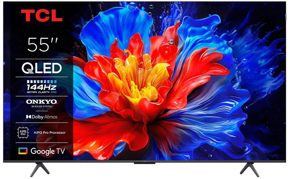 TCL P8K 55P8K 55 colių 4K QLED HDR išmanusis televizorius