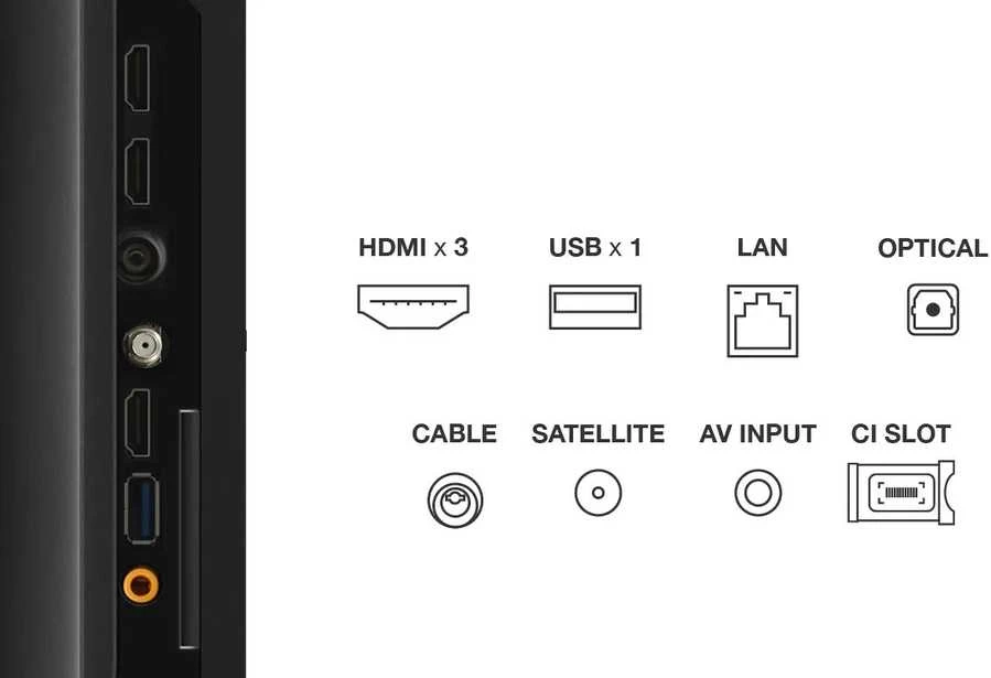 Televizorius TCL QLED 55T7B, 139 cm