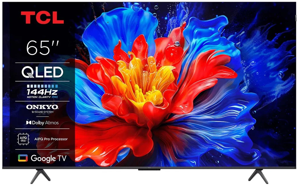 TCL P8K 65P8K televizorius 165,1 cm (65") 4K „Ultra HD“ išmanusis televizorius „Wi-Fi“ metalinis 350 cd/m²