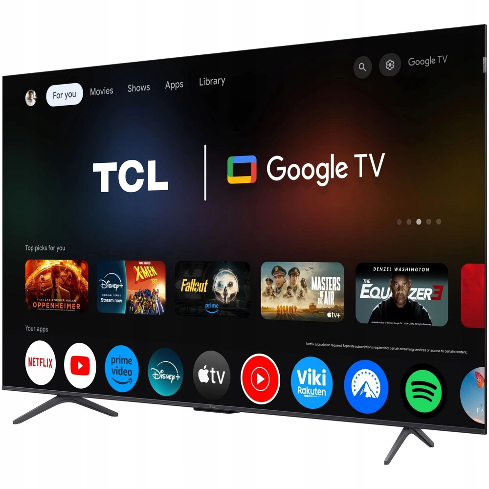 Televizorius TCL 75P81K QLED
