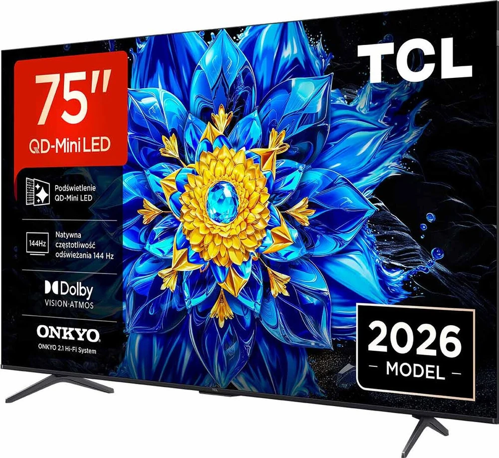 TCL P8L 75P8L televizorius 190,5 cm (75") 4K Ultra HD Smart TV Wi-Fi Juodos spalvos 450 cd/m²