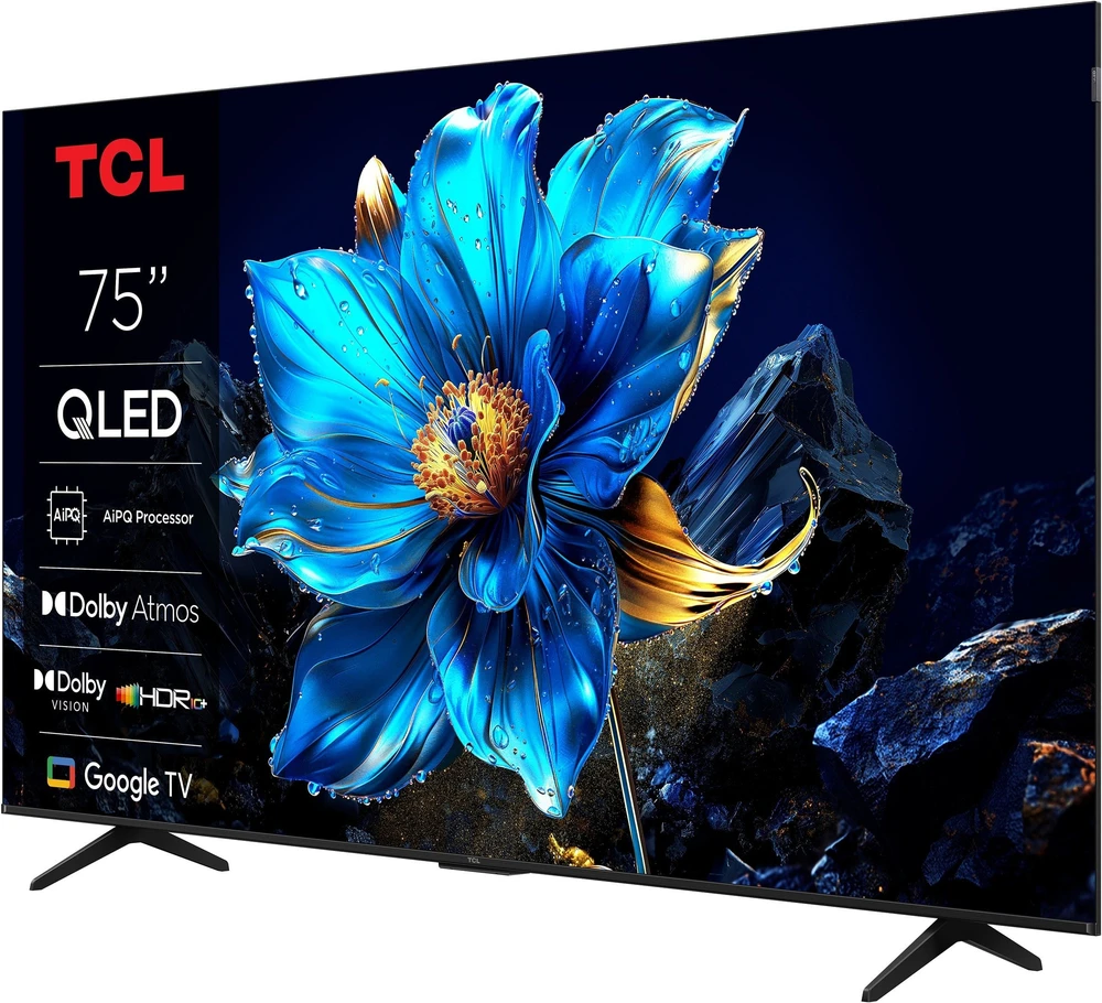 TCL 4K QLED televizorius | 75T69C | 75 | Išmanusis televizorius | „Google TV“ | UHD