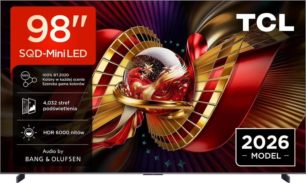 Televizorius TCL 98C8L Mini LED 98'' 4K Ultra HD Google TV