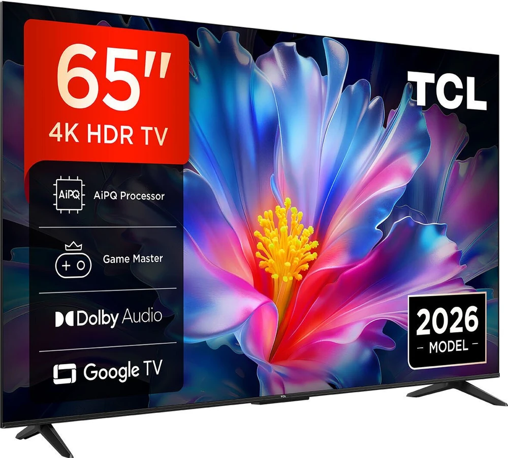 Televizorius TCL P6L Televizorius 165,1 cm (65'') 4K Ultra HD Smart TV Wi-Fi Juodas 280 cd/m (65P6L)