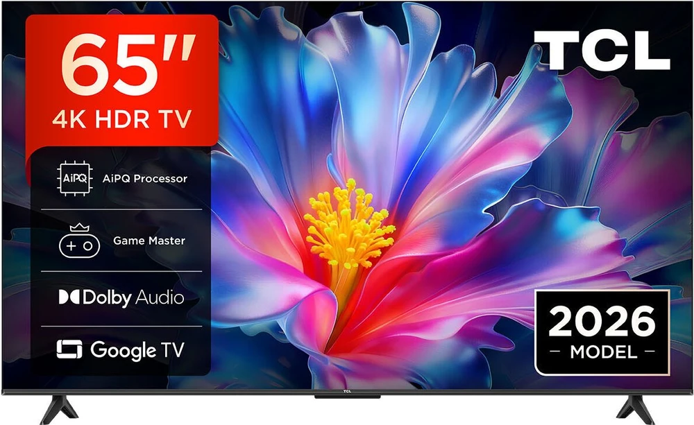 Televizorius TCL P6L Televizorius 165,1 cm (65'') 4K Ultra HD Smart TV Wi-Fi Juodas 280 cd/m (65P6L)